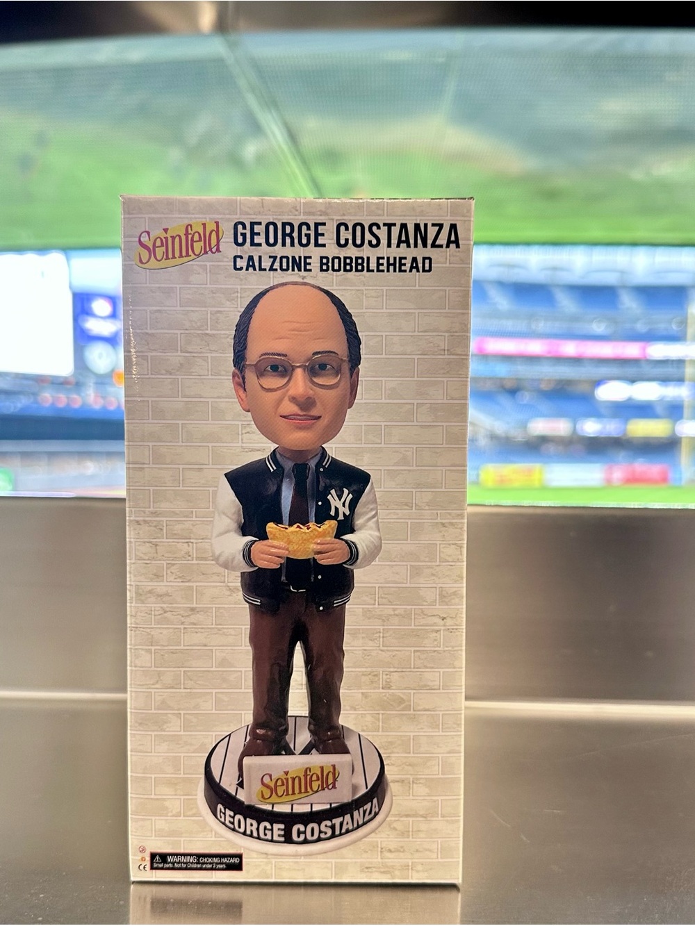 George Costanza Calzone Bobblehead – NY Yankees x Seinfeld